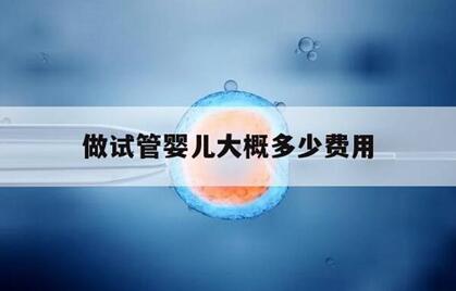 2024最新做一代试管婴儿大概费用多少钱?